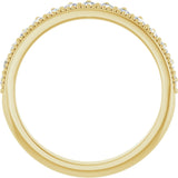 14K Yellow 1/2 CTW Lab-Grown Diamond Anniversary Band