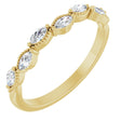 14K Yellow 1/3 CTW Natural Diamond Anniversary Band