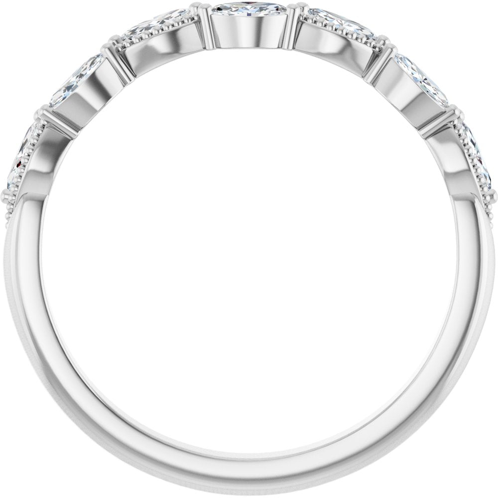 Platinum 1/3 CTW Natural Diamond Anniversary Band