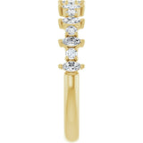 14K Yellow Gold 3/8 CTW Natural Diamond Anniversary Band