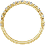 14K Yellow Gold 3/8 CTW Lab-Grown Diamond Anniversary Band