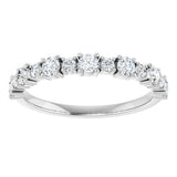 14K White Gold 1/2 CTW Lab-Grown Diamond Anniversary Band