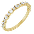 14K Yellow Gold 3/8 CTW Lab-Grown Diamond Anniversary Band