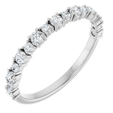 14K White Gold 3/8 CTW Lab-Grown Diamond Anniversary Band
