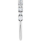 14K White Gold 1/2 CTW Lab-Grown Diamond Anniversary Band