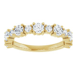 14K Yellow 1 1/3 CTW Lab-Grown Diamond Anniversary Band