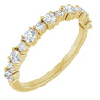 14K Yellow Gold 1/2 CTW Lab-Grown Diamond Anniversary Band