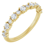 14K Yellow Gold 1/2 CTW Lab-Grown Diamond Anniversary Band