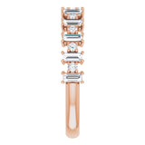 14K Rose Gold 1/2 CTW Natural Diamond Anniversary Band