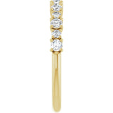 14K Yellow 3/8 CTW Natural Diamond Anniversary Band