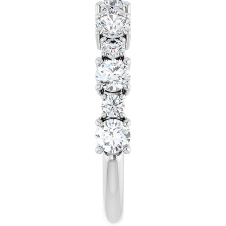 14K White Gold 1 1/4 CTW Lab-Grown Diamond Anniversary Band
