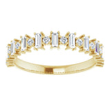 14K Yellow 1/2 CTW Natural Diamond Anniversary Band