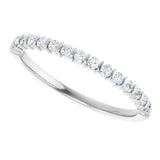 14K White 1/5 CTW Lab-Grown Diamond Anniversary Band