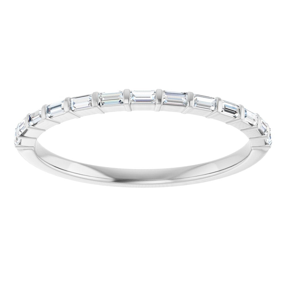 14K White Gold 1/5 CTW Lab-Grown Diamond Anniversary Band