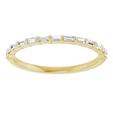14K Yellow Gold 1/5 CTW Natural Diamond Anniversary Band