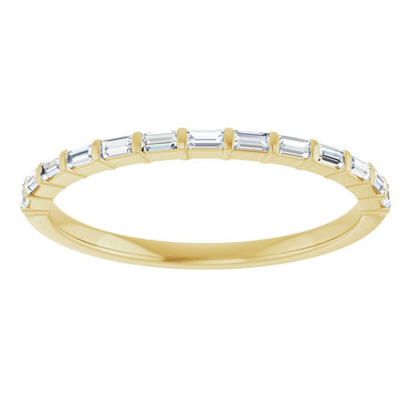 14K Yellow Gold 1/5 CTW Natural Diamond Anniversary Band