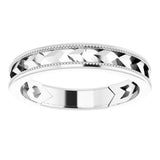 Sterling Silver Geometric Stackable Ring