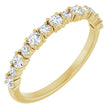 14K Yellow 3/8 CTW Natural Diamond Anniversary Band