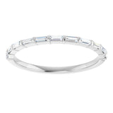 14K White 1/5 CTW Natural Diamond Anniversary Band