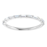 14K White Gold 1/5 CTW Lab-Grown Diamond Anniversary Band
