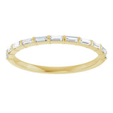 14K Yellow Gold 1/5 CTW Lab-Grown Diamond Anniversary Band