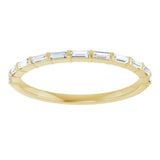 10K Yellow Gold 1/5 CTW Lab-Grown Diamond Anniversary Band