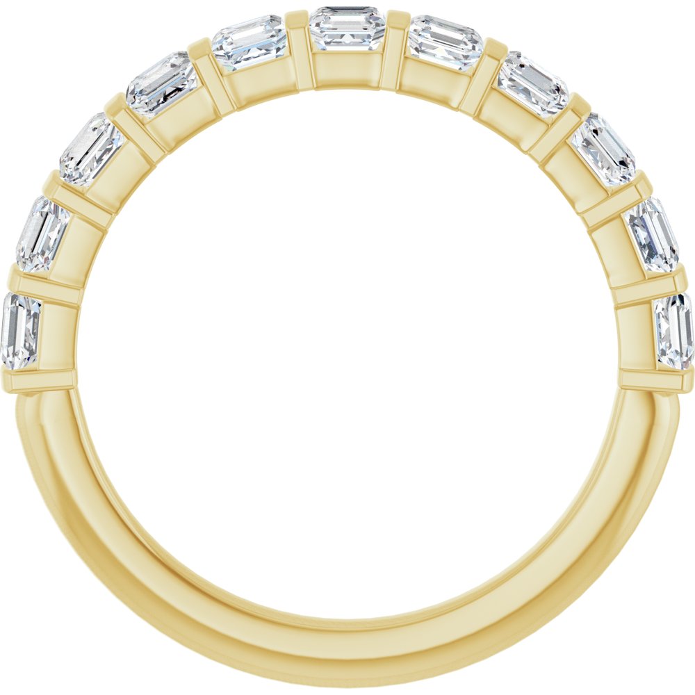 14K Yellow Gold 1 1/8 CTW Lab-Grown Diamond Anniversary Band