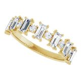 14K Yellow Gold 3/4 CTW Natural Diamond Anniversary Band