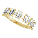 14K Yellow 3/4 CTW Natural Diamond Anniversary Band