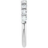 14K White Gold 3/4 CTW Natural Diamond Anniversary Band