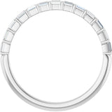 14K White Gold 1/5 CTW Lab-Grown Diamond Anniversary Band