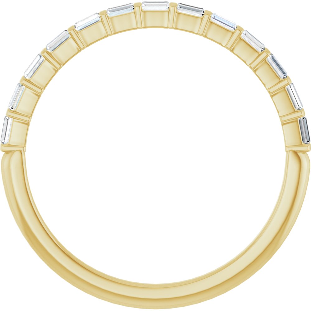 14K Yellow Gold 1/5 CTW Natural Diamond Anniversary Band