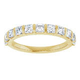 14K Yellow Gold 1 1/8 CTW Lab-Grown Diamond Anniversary Band