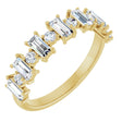 14K Yellow Gold 3/4 CTW Natural Diamond Anniversary Band