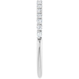 14K White 1/5 CTW Lab-Grown Diamond Anniversary Band