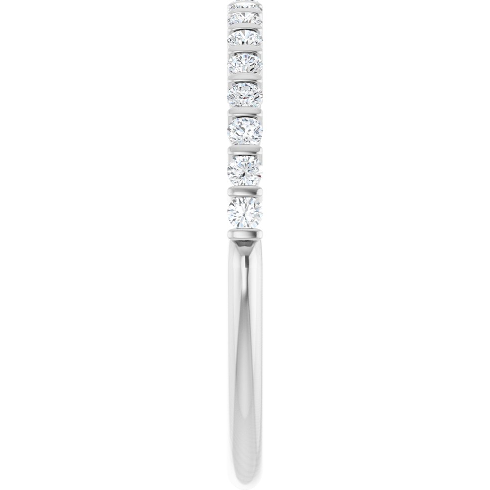 14K White 1/5 CTW Lab-Grown Diamond Anniversary Band