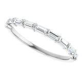 14K White Gold 3/8 CTW Lab-Grown Diamond Anniversary Band