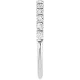 14K White 3/8 CTW Lab-Grown Diamond Anniversary Band