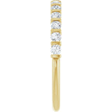 14K Yellow Gold 3/8 CTW Lab-Grown Diamond Anniversary Band