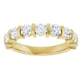 14K Yellow Gold 1 1/3 CTW Lab-Grown Diamond Anniversary Band