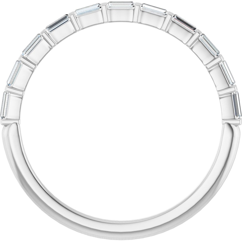 14K White Gold 1/5 CTW Lab-Grown Diamond Anniversary Band