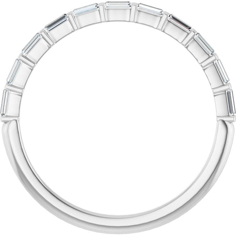 14K White Gold 1/5 CTW Lab-Grown Diamond Anniversary Band