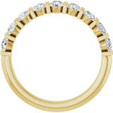 14K Yellow Gold 3/4 CTW Lab-Grown Diamond Anniversary Band