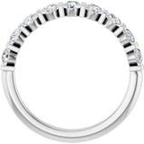 14K White Gold 3/4 CTW Natural Diamond Anniversary Band