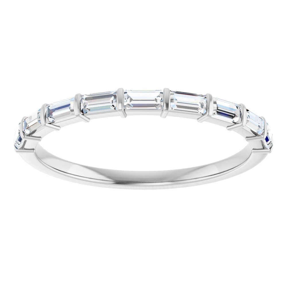 14K White Gold 3/8 CTW Lab-Grown Diamond Anniversary Band
