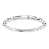 Platinum 3/8 CTW Lab-Grown Diamond Anniversary Band