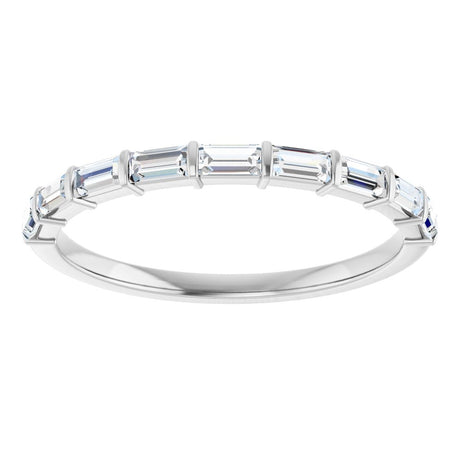 Platinum 3/8 CTW Lab-Grown Diamond Anniversary Band