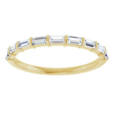 14K Yellow Gold 3/8 CTW Lab-Grown Diamond Anniversary Band