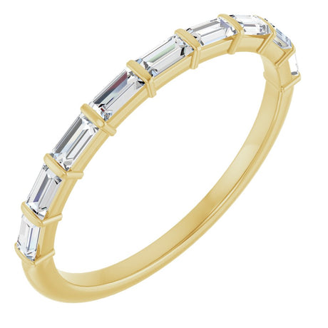 14K Yellow Gold 3/8 CTW Lab-Grown Diamond Anniversary Band