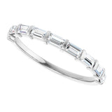 14K White Gold 1/3 CTW Natual Diamond Anniversary Band